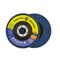 Disque à lamelles de 4 pouces, disque abrasif en oxyde d'aluminium pour le polissage du métal et de l'acier inoxydable, OEM personnalisé, certifié CE, grain 100-180