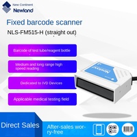 Nouveau lecteur de codes-barres CMOS fixe monodimensionnel longue portée New World FM515, interface COM, résolution 4mil, garantie 1 an