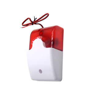 Mini sirène <span class=keywords><strong>de</strong></span> sécurité 12V filaire, sirène stroboscopique, lumière LED rouge clignotante <span class=keywords><strong>et</strong></span> son, sirène d'alarme <span class=keywords><strong>de</strong></span> sécurité avec lumière stroboscopique - Product Image 1