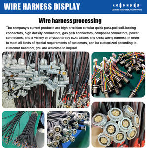 पाग (पुरुष) और पीकिग्रा (महिला) मेडिकल 0 पी बहु-कोर कनेक्टर सेट. प्लास्टिक गोल पुश-पुल स्व-लॉकिंग एविएशन प्लग - Product Image 4