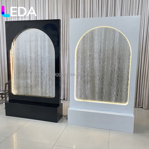 LEDA Wedding Wrought Iron Welcome <b>Stand</b> Rgb Water Flow Background Ornament Banquet Party Venue Decoration Props Custom Wholesale - Product Image 2