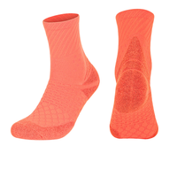 Chaussettes de randonnée pour hommes Cuetom, tricotées, rayées, respirantes, en maille, avec compression de la voûte plantaire, absorbant les chocs, résistantes à l'usure