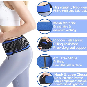 Cinturón de Soporte Abdominal, Lumbar y Pélvico Transpirable de Spandex y Nailon con Doble Ajuste, Protección Ortopédica para el Dolor de Espalda Baja y Vértebras, Ideal para Verano - Product Image 3