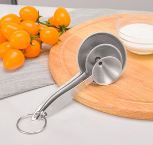 Stainless Steel 3-in-1 Metal Kitchen Oil Funnels with Handle for Filling Bottles and Transferring Essential Oils OEM Brand - Product Image 4