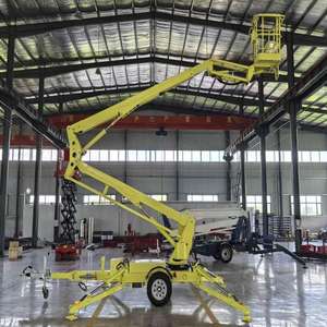 Trailer mounted 18m Tow di belakang Trailer Mount Boom Lift mini boom lift - Product Image 5
