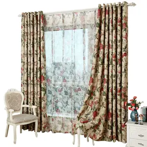 Customized Wholesale, High Quality Luxury Double Layer Multi Colors Linen Curtains For Living Room/