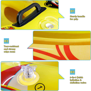 Flotador de <span class=keywords><strong>piscina</strong></span> inflable para niños pequeños, <span class=keywords><strong>barco</strong></span> <span class=keywords><strong>pirata</strong></span> con pistola de agua, juguetes de <span class=keywords><strong>piscina</strong></span> para niños de 3 a 8 años, fiesta de <span class=keywords><strong>piscina</strong></span> de verano - Product Image 5