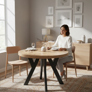 Nuovo Arrivo: Tavolo da Pranzo Allungabile con Gambe in Legno, Arredamento per la Casa, Tavolo da Pranzo Comodo e Durevole - Product Image 6