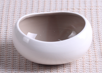 Juego de Vajilla de Porcelana Blanca de Alta Calidad, Estilo Francés, con Exterior Blanco e Interior Gris, Platos Principales Disponibles a Precios de Mayoreo