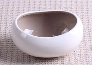 Service de vaisselle de haute qualité, inspiré du style français, blanc à l'extérieur et gris à l'intérieur, pour plats principaux, disponible à prix de gros - Product Image 6