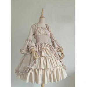 ชุดเดรสโลลิต้าสไตล์ทักซิโด้แบบยุคกลางยุคโกธิค ปี <span class=keywords><strong>2019</strong></span> คอเหลี่ยม แต่งโบว์ที่เอว - Product Image 3