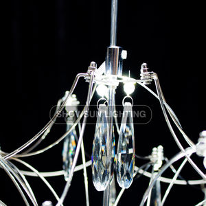 Lampadario di cristallo di Lustre lampada <span class=keywords><strong>a</strong></span> <span class=keywords><strong>sospensione</strong></span> moderna per soggiorno <span class=keywords><strong>camera</strong></span> da pranzo - Product Image 6