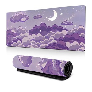 Grand tapis de bureau personnalisé antidérapant en caoutchouc naturel, tapis de souris pour jeux, tapis de souris par sublimation, confortable - Product Image 1