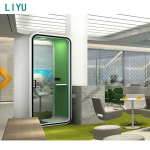 Fábrica de Muebles Liyu Vende Directamente Cabinas Acústicas de Oficina, Espacios Modulares Privados y Silenciosos de Aluminio para Hoteles y Escuelas - Product Image 6