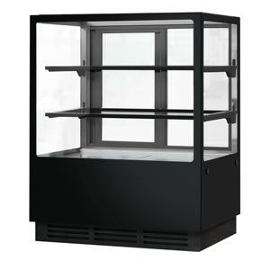 Vitrine réfrigérée et présentoir à gâteaux GGM Gastro - 1000 mm - Double vitrage - avec 2 étagères - Product Image 5