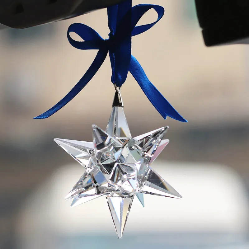 3d Stern Kristall Weihnachten Schneeflocke Ornament