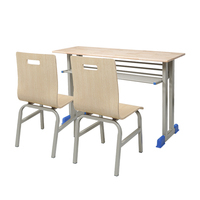 Chaises d'école modernes avec tablette d'écriture, design anti-pincement, bords arrondis, structure en acier stable pour la sécurité préscolaire, confort ergonomique