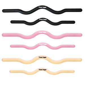 Barre d'haltères à bordure en silicone antidérapante pour l'<span class=keywords><strong>haltérophilie</strong></span> et le Pilates, directement de l'usine, pour le commerce électronique transfrontalier - Product Image 1