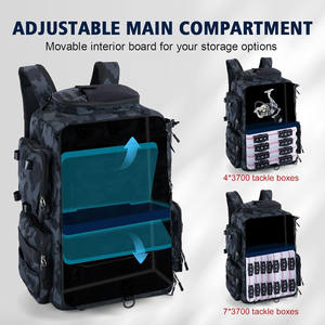 Free Sample <b>Fishing</b> Backpack with <b>Rod</b> & Beverage Holder Tackle Bag for <b>Fishing</b> Gear Premium Quality <b>Fishing</b> Sling Bag - Product Image 2