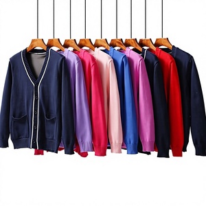 <span class=keywords><strong>Cardigan</strong></span> da Infermiera in Velluto Lavorato a Maglia, Caldo e Spesso, <span class=keywords><strong>Blu</strong></span>, Anti-Pilling, per Lavoro Ospedaliero - Product Image 5