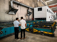 Fabricante de China Dispositivo de secado rápido de ahorro de energía Línea de pintura de estructura de acero inteligente