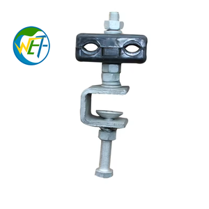 Abrazadera de Línea <span class=keywords><strong>Fija</strong></span> para Cable OPGW/ADSS de Aleación de Aluminio Wolf con Abrazadera de Descenso y Torre de Hierro - Product Image 1