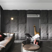 Revêtement mural en pierre artificielle PU pour intérieur et extérieur, panneaux imitation roche, polyuréthane, décoration murale en pierre géante