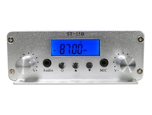 Transmisor FM <span class=keywords><strong>de</strong></span> Largo Alcance STRF <span class=keywords><strong>de</strong></span> 3 km, Transmisor <span class=keywords><strong>de</strong></span> Radio FM <span class=keywords><strong>de</strong></span> 15 W, <span class=keywords><strong>Amplificador</strong></span> <span class=keywords><strong>de</strong></span> Audio <span class=keywords><strong>de</strong></span> 87 MHz-108 MHz-100 kHz - Product Image 2