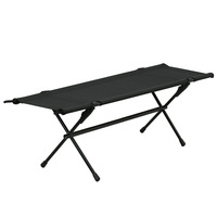 Banc pliant portable moderne en aluminium pour l'extérieur, 3 places, idéal pour les sports d'équipe, les pique-niques et les parcs