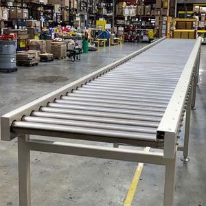 Convoyeur à rouleaux électrique fixe de haute qualité pour le transport et le manutention de palettes de produits électroniques et de machines - Product Image 1