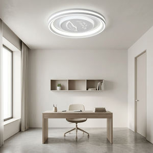 Nordic Style Ceiling Fan <strong>Light</strong> with Creative Leaf Design and Dimmable LED Performance Providing Perfect Breezes for All Bedrooms - Product Image 1
