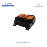 Chargeur OBC 3,3 kW 48 V 60 V 72 V pour batteries Lithium Li-ion LiFePO4 Plomb-acide NMC avec étiquette personnalisée