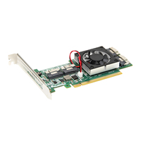 Carte d'extension industrielle PEX8748 PCIe 3.0 X16 avec prise en charge de GPU externe, stockage NVMe SSD U.2, compatible Intel Linux, en stock