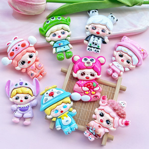 Joyería de resina <span class=keywords><strong>DIY</strong></span>, funda de teléfono, decoración de zapatos de dibujos animados, accesorios para la cabeza, imán de nevera, llaveros, colgantes bonitos - Product Image 6