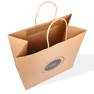 Fabrieksprijs <span class=keywords><strong>Kraft</strong></span> Papieren Zak Cadeau-Papieren Verpakkingstas Met Gedraaid Handvat Voor Zakelijke Boodschappentas - Product Image 1