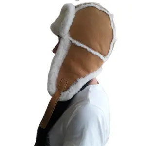 羊毛皮羊皮帽子 Mouton Snowball 帽子羊毛长度 22毫米四尺寸帽子