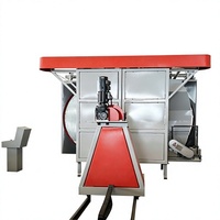 Machine de rotomoulage automatique 2A-2500 avec roulement pour la production de bateaux et de canoës en plastique à haute productivité