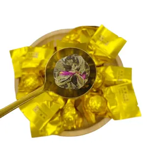 Best Selling Factory OEM High Quality Beautiful Chinese Blooming Tea Love Forever Beautiful Flower Tea Ball