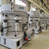 Concasseur à cône hydraulique multi-cylindres automatique pour ligne de carrière