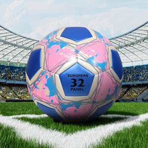 Balón de Fútbol Europeo de Alemania, de Cuero PU y PVC, con Logotipo, Balones de Fútbol de Nylon Enrollado al por Mayor, Tamaño 4, Pelotas de Fútbol Originales - Product Image 1