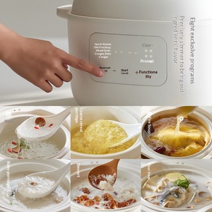 Casserole électrique à cuisson lente Olayks avec pot extérieur en fibre de verre, arrêt automatique, capacité de 2,11 à 2,35 litres, usage domestique - Product Image 4