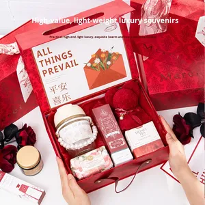 Souvenir pratique pour demoiselle d'honneur, petit cadeau en carton, mariage chinois, niche haut <span class=keywords><strong>de</strong></span> gamme, anniversaire d'entreprise, cadeau pour les employés, cadeau pour les invités - Product Image 3
