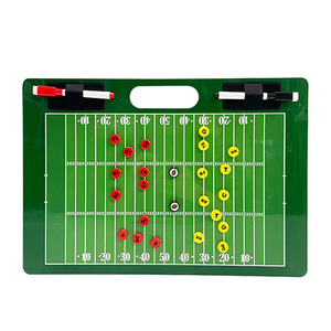 PVC bóng bầu dục huấn luyện viên Hội Đồng Quản trị cao cấp Chiến Thuật Hội Đồng Quản Trị hai bên với đầy đủ và một nửa Tòa Án khô xóa đánh dấu Hockey clipboard - Product Image 2