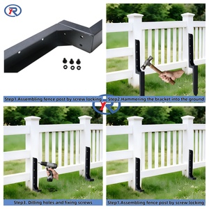 Kit <span class=keywords><strong>de</strong></span> Reparación <span class=keywords><strong>de</strong></span> Postes <span class=keywords><strong>de</strong></span> Cerca - Anclajes y <span class=keywords><strong>Estacas</strong></span> <span class=keywords><strong>de</strong></span> Acero Reforzado para Reparar Postes Rotos - Product Image 1