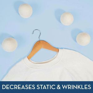 Boules de séchage en laine de Nouvelle-Zélande de haute qualité, réutilisables, réduisent le temps de séchage, hypoallergéniques, adoucissant textile biologique premium - Product Image 6