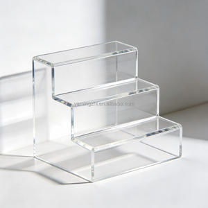 Groothandel Hoge Kwaliteit Kleine Acryl Displayplank Eenvoudig Ontwerp Display Schaal Figuur Dessert Acryl Rek - Product Image 2