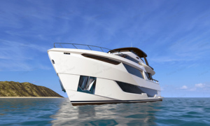 80FT Luxury FRP Sailing & Sport <b>Yacht</b> with Engine for River Sightseeing Leisure Cruising Fishing & Entertainment - Product Image 5
