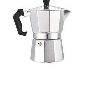 Klasik İtalyan tarzı Lid Pot manuel taşınabilir Espresso kahve makinesi yuvarlak seramik kapaklı pahalı kahve makinesi kahve pot