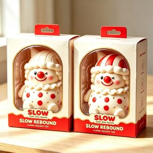 El juguete antiestrés de payaso más popular, juguete de simulación de muñeco de nieve para apretar y de rebote lento. - Product Image 5