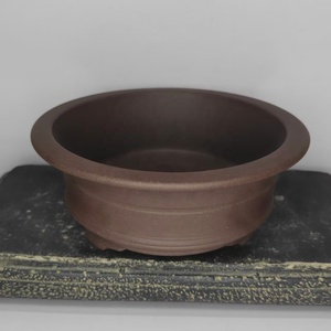 Nouveau pot à bonsaï en argile violette non émaillée, fait main, forme ronde, populaire 2026 - Product Image 2